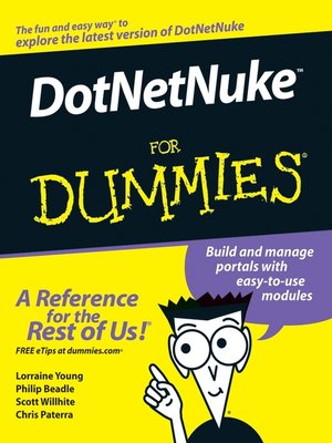 cover image of DotNetNuke For Dummies